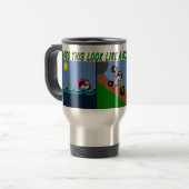 Mug De Voyage Fille de TRIATHALON (Devant gauche)