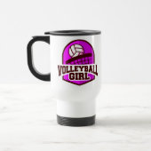 Mug De Voyage Fille de volley-ball (Gauche)