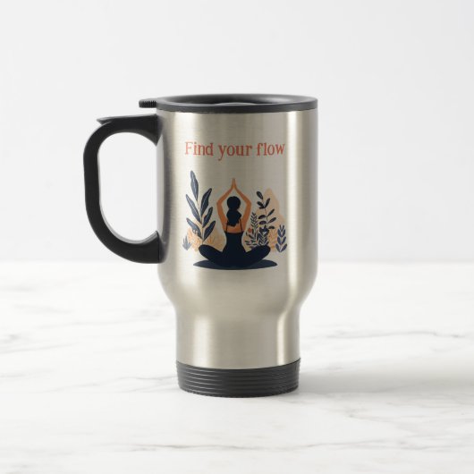 Mug De Voyage Fille de yoga (Gauche)