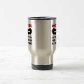 Mug De Voyage Fille d'inquiétude (Centre)