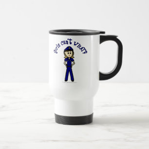 Mug De Voyage Fille du policier léger