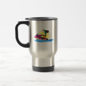 Mug De Voyage Fille étrangère sur le scooter de mer (Gauche)