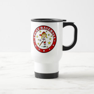 Mug De Voyage Fille Je Joue au Baseball T-shirts et Cadeaux
