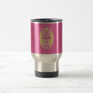 Mug De Voyage Fille lapin mignonne dessin animé