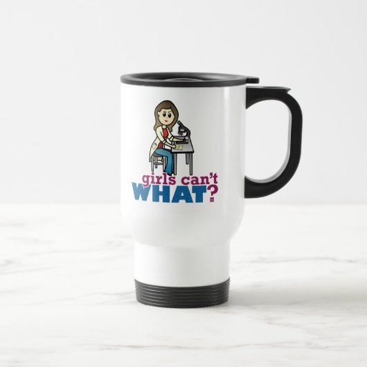 Mug De Voyage Fille scientifique (Droite)