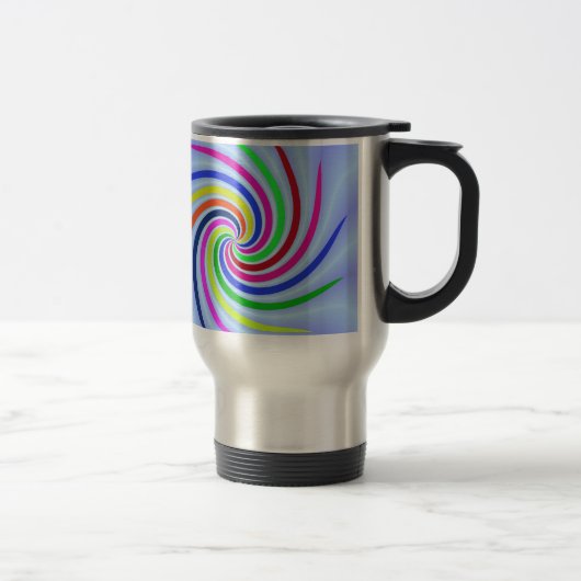 Mug De Voyage Fils colorés (Droit)