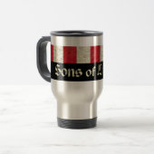 Mug De Voyage Fils de drapeau de liberté (Devant gauche)