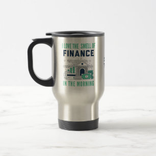 Mug de voyage Finance Drôle