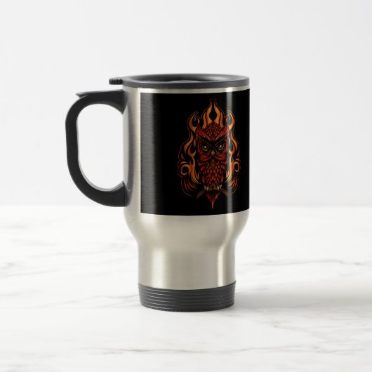 Mug De Voyage Fire owl (Gauche)