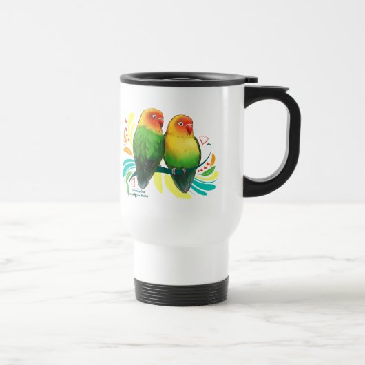Mug De Voyage Fischer Lovebirds (Droite)