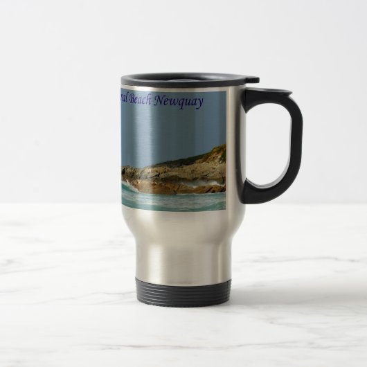 Mug De Voyage Fistral Beach Newquay Cornwall Angleterre (Droit)