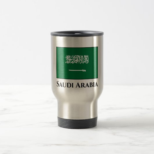 Mug De Voyage Flag d'Arabie saoudite (Centre)