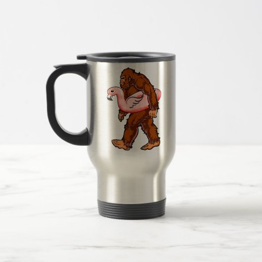 Mug De Voyage Flamant rose Bigfoot (Gauche)