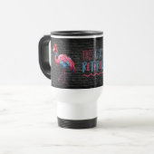 Mug De Voyage Flamant rose Dapper Cool RETRAITÉ POUR HOMME CE TY (Devant gauche)