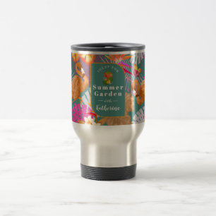 Mug De Voyage Flamant rose Garden Turquoise