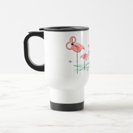 Mug De Voyage Flamant rose Ocean Trio voyage mule (Gauche)