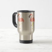 Mug De Voyage Flamant rose rose (Devant gauche)