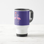 Mug De Voyage Flamant rose Rose Comme Heart Pastel (Devant droit)