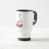 Mug De Voyage Flamants roses (Devant droit)