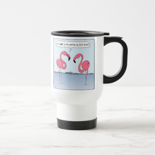 Mug De Voyage Flamants roses roses (Droite)