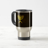 Mug De Voyage Flamme de Menorah (Devant gauche)