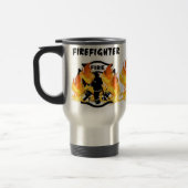 Mug De Voyage Flammes de département du feu (Gauche)