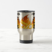 Mug De Voyage Flammes de département du feu (Centre)