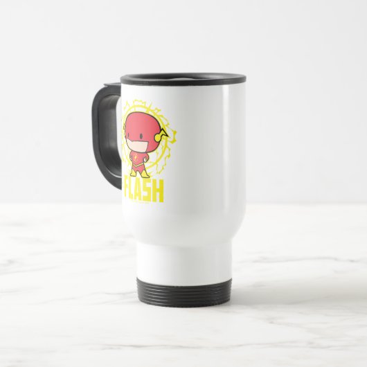 Mug De Voyage Flash Chibi Avec Électricité (Devant gauche)