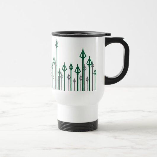 Mug De Voyage Flèche | Graphique Flèches verticales (Droite)