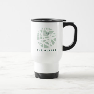 Mug De Voyage Flèche la carte de ville de clairières