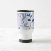 Mug De Voyage Flèches et fleurs bleues (Centre)