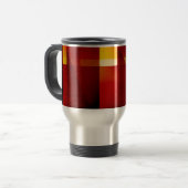 Mug De Voyage Flèches rouges Abstraites (Devant gauche)