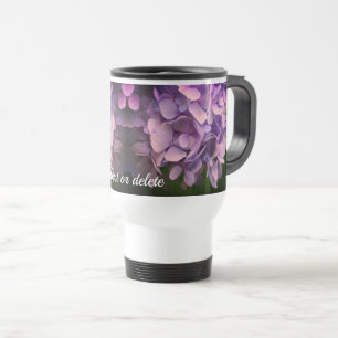 Mug De Voyage Fleur Blue Hydrangea personnalisée