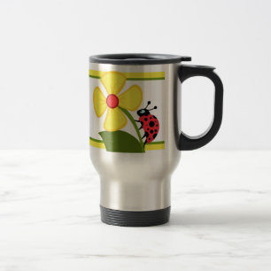 Mug De Voyage Fleur de coccinelle