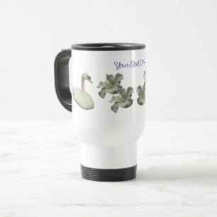 Mug De Voyage Fleur de cygne et d'hibiscus personnalisée