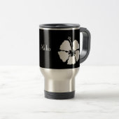 Mug De Voyage Fleur de ketmie d'Hawaï aloha (Devant droit)