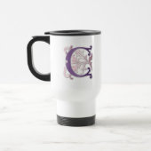 Mug De Voyage Fleur de lis C Monogramme (Gauche)