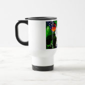 Mug De Voyage Fleur d'Hibiscus avec 2 papillons Tiger Longwing (Gauche)