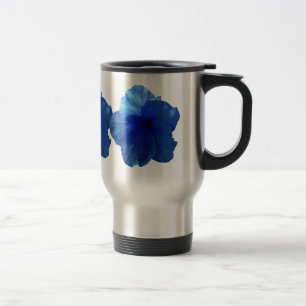 Mug De Voyage Fleur d'Hibiscus bleu