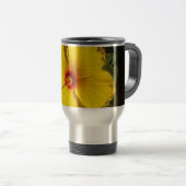 Mug De Voyage Fleur d'Hibiscus jaune (Devant droit)