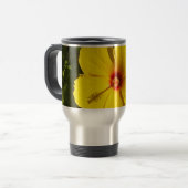Mug De Voyage Fleur d'Hibiscus jaune (Devant gauche)