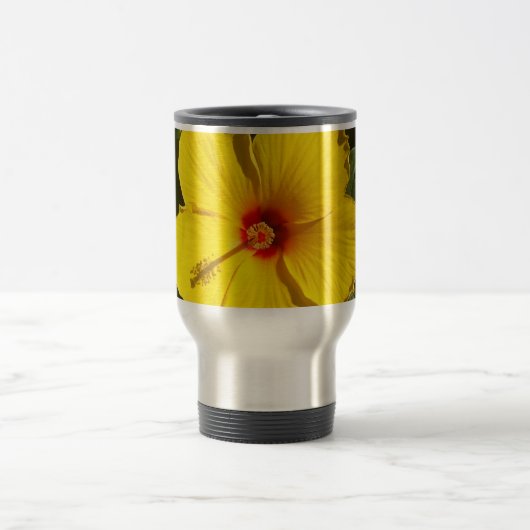 Mug De Voyage Fleur d'Hibiscus jaune (Centre)