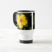Mug De Voyage Fleur d'Hibiscus jaune (Devant gauche)