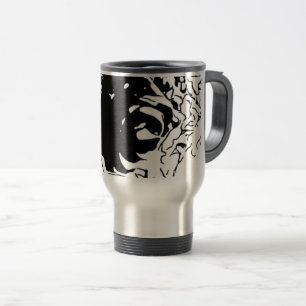Mug De Voyage Fleur Doodle