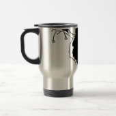 Mug De Voyage Fleur Doodle (Gauche)