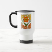 Mug De Voyage Fleur marguerite rétro des années 70 (Gauche)