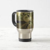 Mug De Voyage Fleur Métallique (Devant gauche)