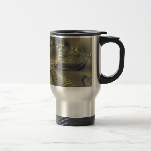 Mug De Voyage Fleur Métallique (Droit)