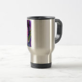 Mug De Voyage Fleur pourpre (Devant droit)