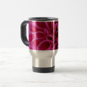 Mug de voyage Fleur Rose (Devant gauche)